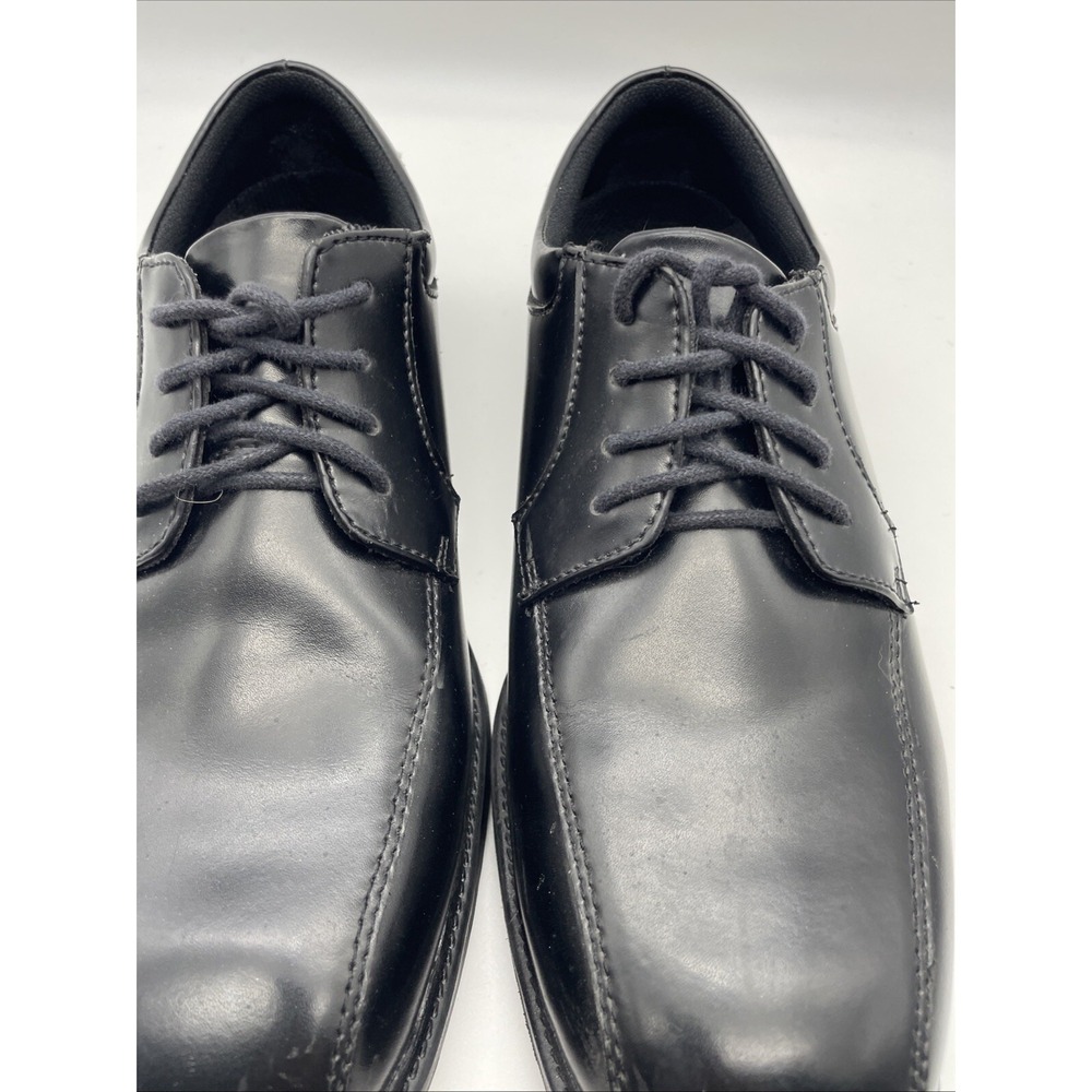 Nunn Bush 8.5M Oxford Mens Black Leather Shoe Comfort Gel‎ Alex 81161-001 NWOB - Picture 3 of 6